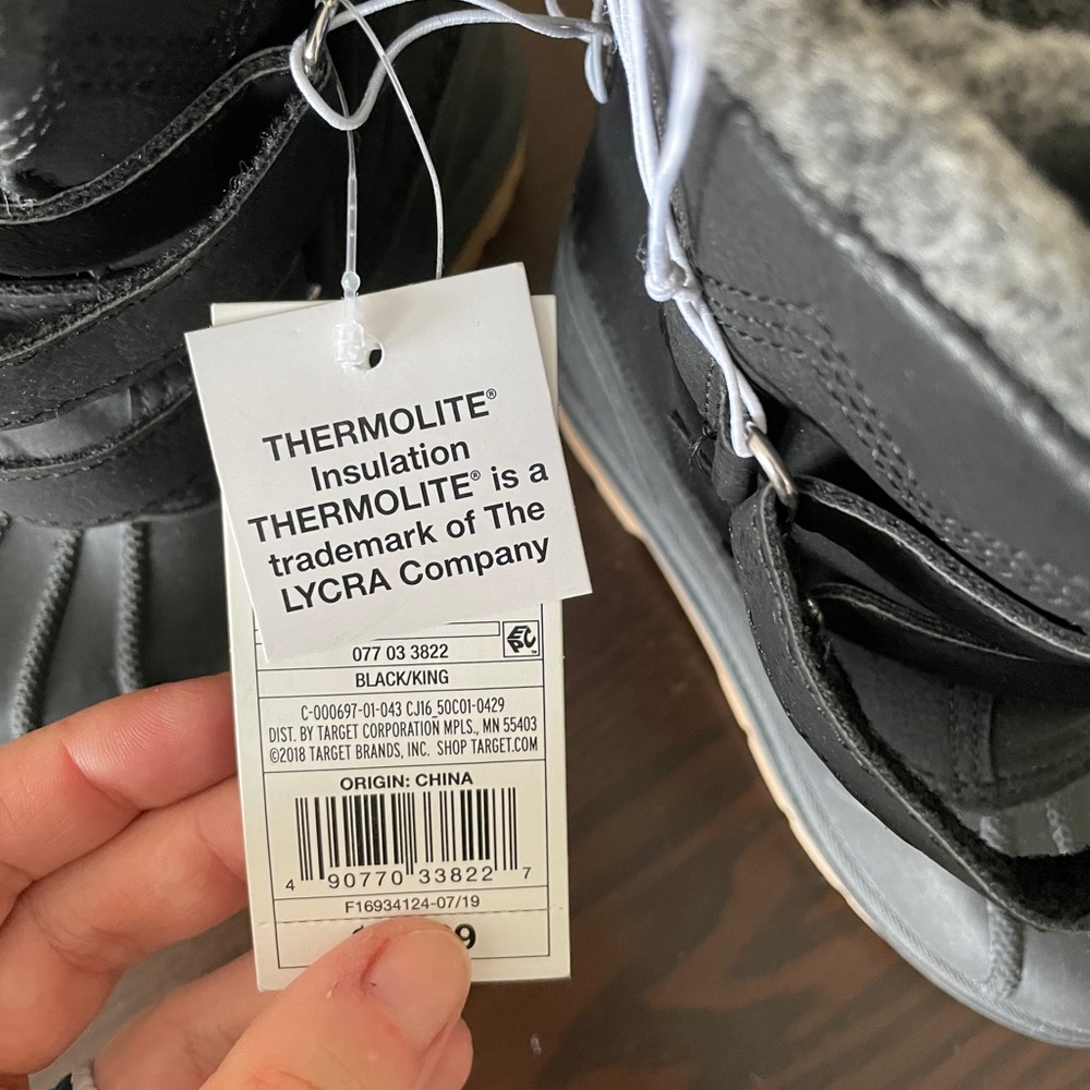 🌵NWT Cat & Jack Toddler Boy Snow Boots - Picture 8 of 11